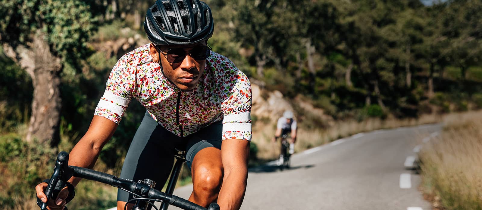 Květinový cyklodres Floriane Freesia Café du Cycliste