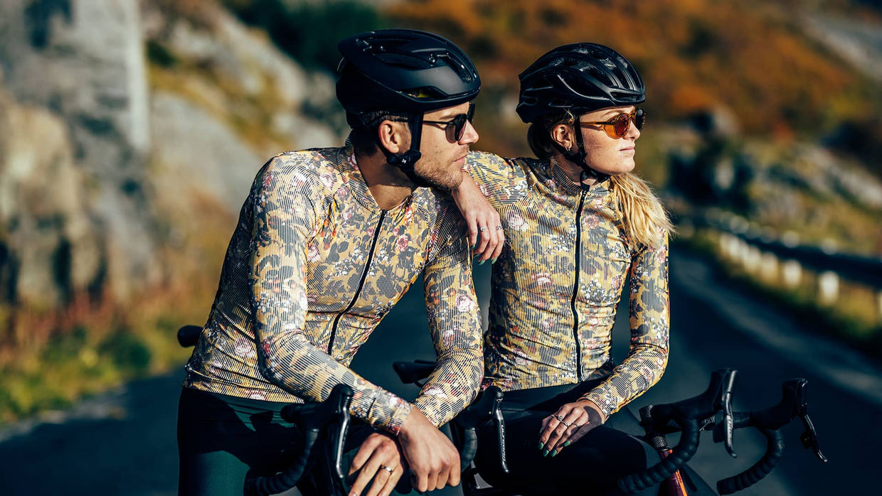Designový cyklistický dres s dlouhým rukávem z kolekce Ateliér