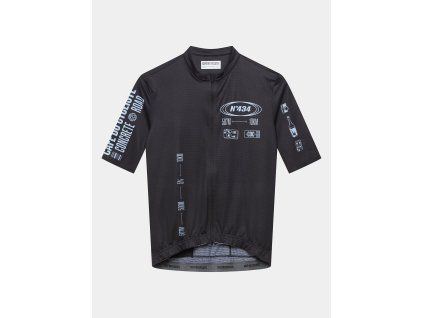 Pánský cyklistický dres COL D'EZE Black Černá