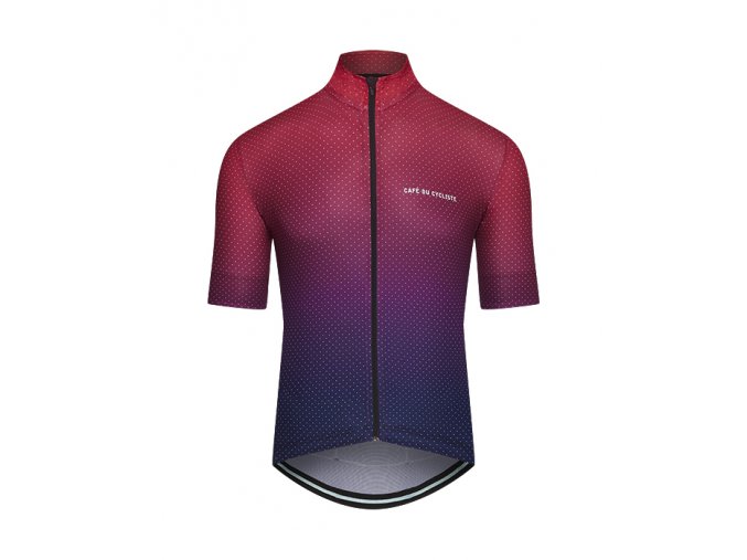 Pánský cyklo dres FLEURETTE Stínovaná červená