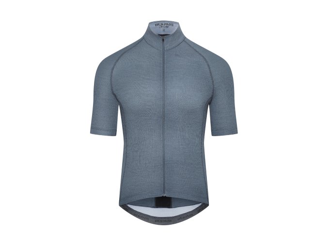 Pánský cyklo dres MERINO MARINA Graphite Blue Grafitově modrá