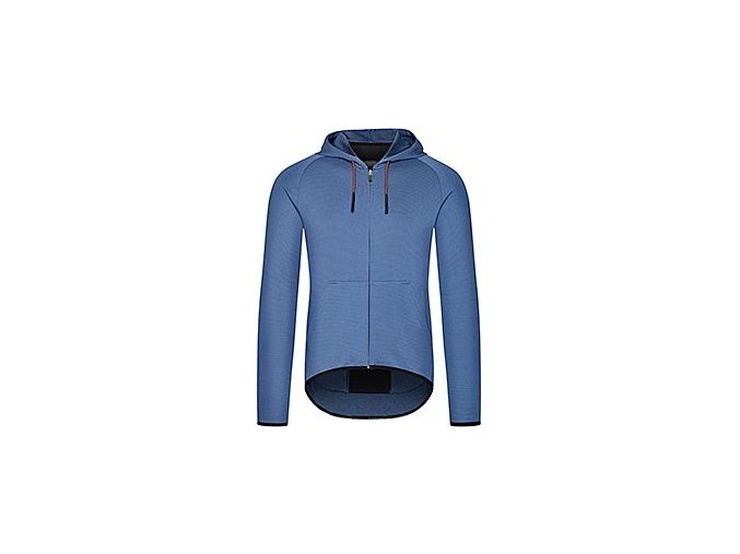 GRAVEL cyklodres s kapucí SOLENNE UNISEX modrá