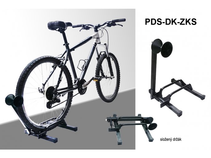 Držák na kolo - stojan na kolo za zadní kolo - skládací stojan PEDALSPORT (PDS-DK-ZK-SKL)