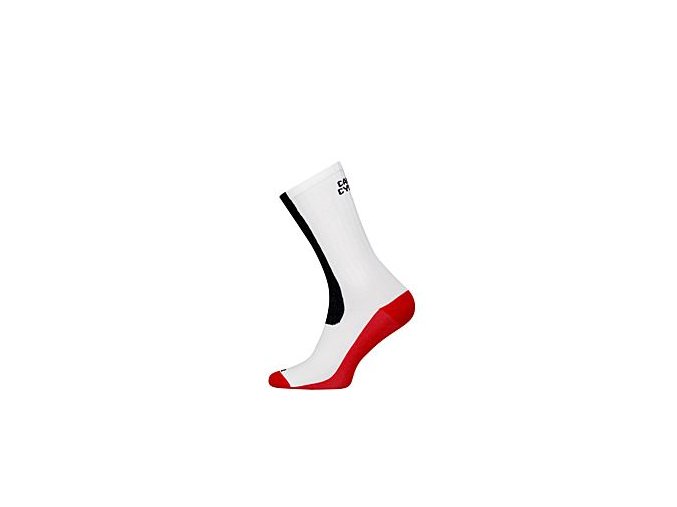 Cyklistické ponožky - COLOUR červená & černá