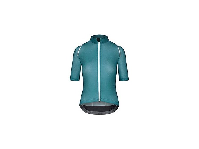 Dámský cyklo dres AUDAX MONA Peacock blue Paví modrá