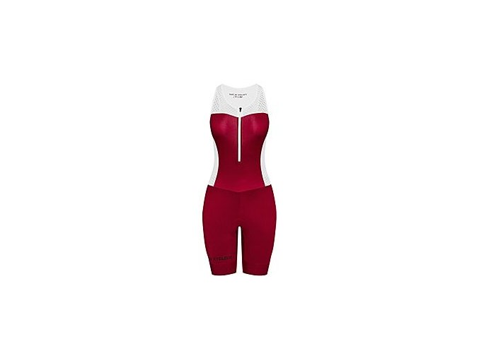 Dámské cyklo kraťasy MARINETTE Deep Red Tmavě červená