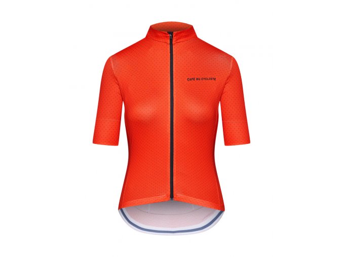 Dámský cyklo dres FLEURETTE Oranžová