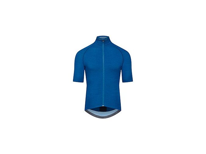 Pánský cyklo dres MERINO MARINA Peacock Blue Paví modrá