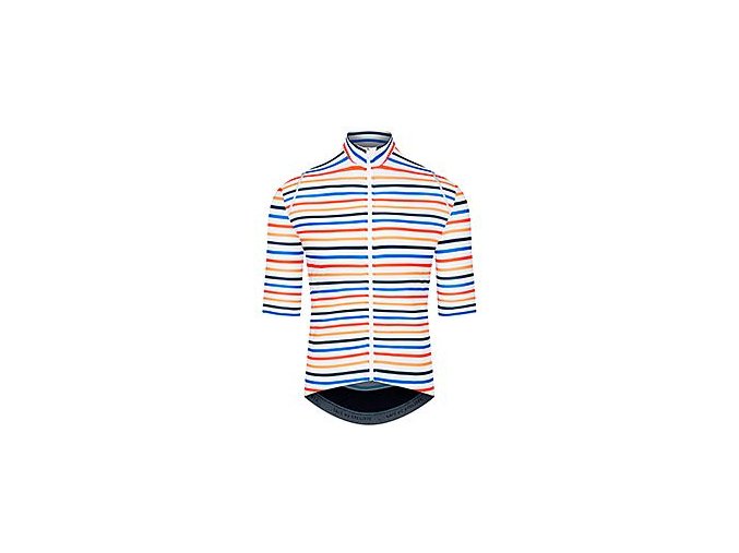 Pánský cyklo dres AUDAX MONA Parasol Orange Blue Slunečník