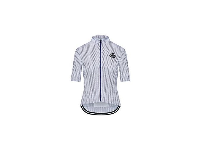 Dámský cyklo dres ATELIER AGNES White Blue Bílá a modrá