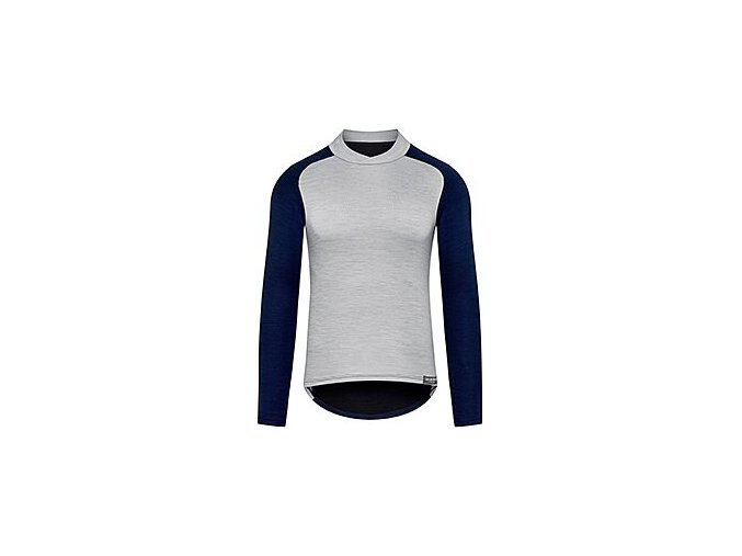 Funkční tričko s dlouhým rukávem Merino COSETTE námořní modrá s šedoumen cycling baselayer cosette grey navy[1]