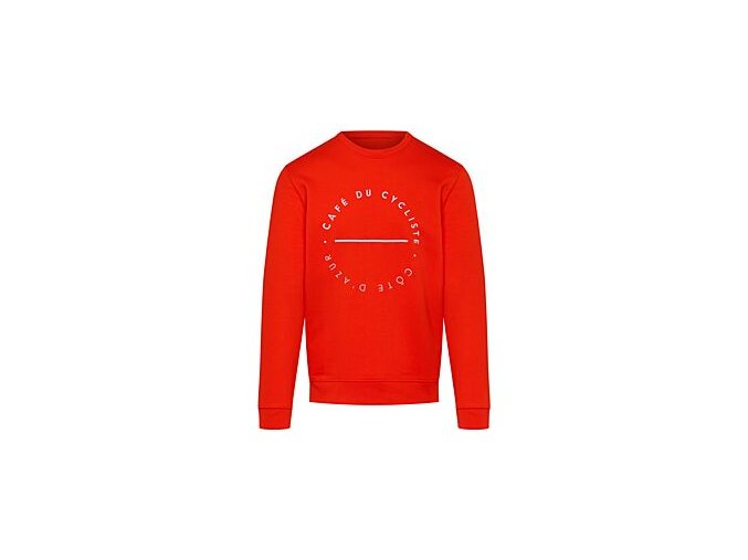 Mikina z bavlny CLEMENTINE UNISEX mandarinka