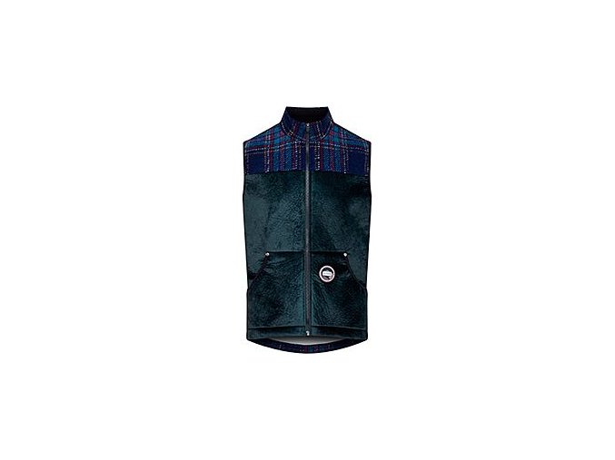 Opravdu stylová vesta LISETTE Alpská zelenámen women cycling gilet lisette green[1]