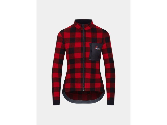 Dámský fleecový cyklo dres SOLANGE Red Červená