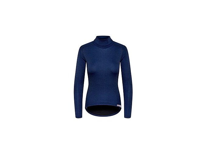 Dámský cyklistický rolák Merino CAMILLE námořní modráwomen cycling baselayer camille navy 4[1]