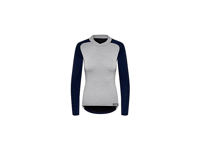 Dámské cyklistické triko Merino COSETTE námořní modrá s šedouwomen cycling baselayer cosette grey navy[1]