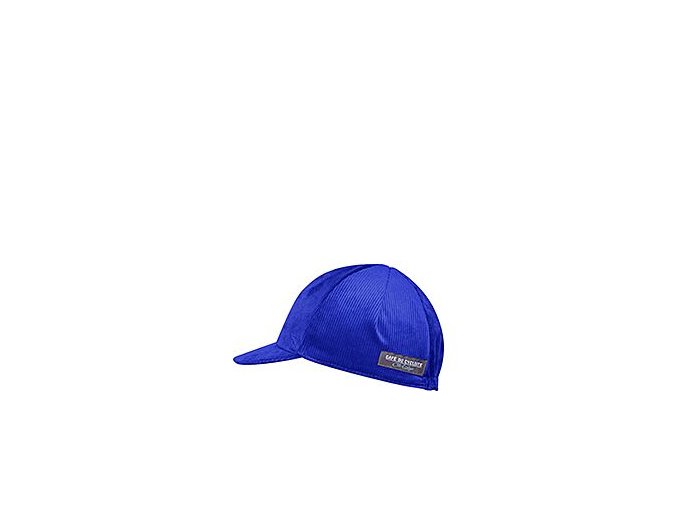 Cyklistická čepice - serie manšestrový design - sametově modrámen women cycling cap velvet blue 1[1]