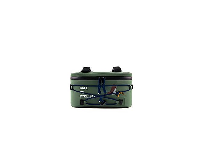 Cyklistická voděodolná brašna na řidítka - zelenáaccessories cycling handlebar bag kaki[1]