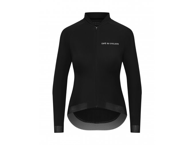 Dámský cyklo dres s dlouhým rukávem RACE DAPHNÉ Black Černá