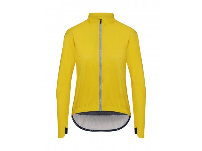 CAFÉ DU CYCLISTE - dámské cyklistické nepromokavé bundy na kolo - cyklobunda do deště SUZETTE žlutá