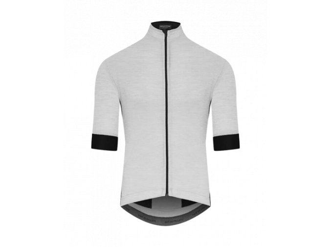 Pánský cyklo dres MERINO EGLANTINE Light Gray Světle šedá