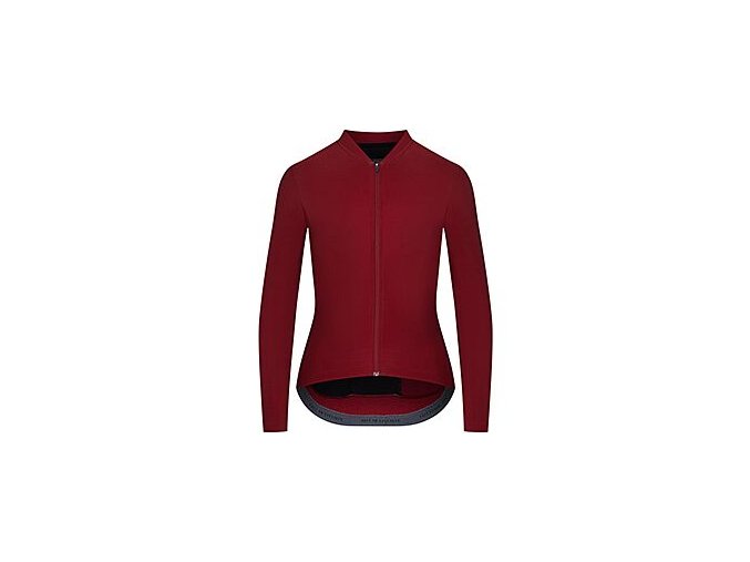 Dámský cyklo dres s dlouhým rukávem RACE AUDREY Burnt Red Spálená do červena