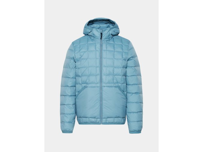 Zimní péřová bunda AMÉLIE UNISEX Smoke Blue Kouřově modrá