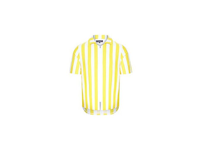 GRAVEL cyklodres EVELYNE UNISEX žlutý proužek