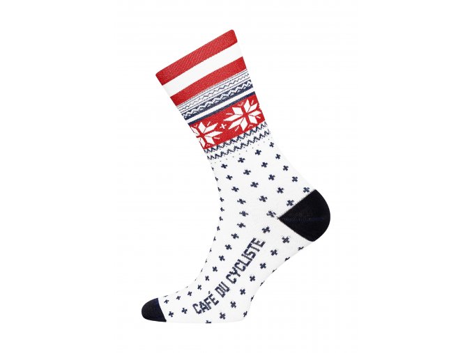 CAFÉ DU CYCLISTE - cyklistické ponožky - Merino NORDIC červená