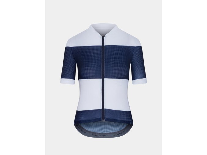 Dámský cyklo dres ultralehký RACE ANGELINE Navy White Námořní modrá a bílá