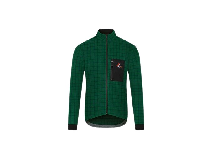 Pánský fleecový cyklo dres SOLANGE Green Garden Zelená zahrada