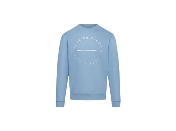 Mikina z bavlny CLEMENTINE UNISEX světle modrá