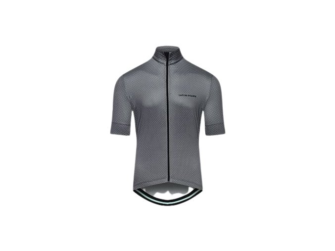 Pánský cyklo dres FLEURETTE Šedá břidlice
