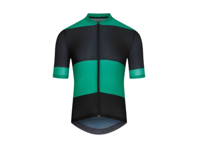 Pánský cyklo dres ultralehký RACE ANGELINE Black Green Černá a zelená
