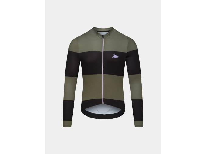 Pánský cyklistický dres pro vysoké intenzity RACE CONSTANCE Black Avocado Černé avokádo