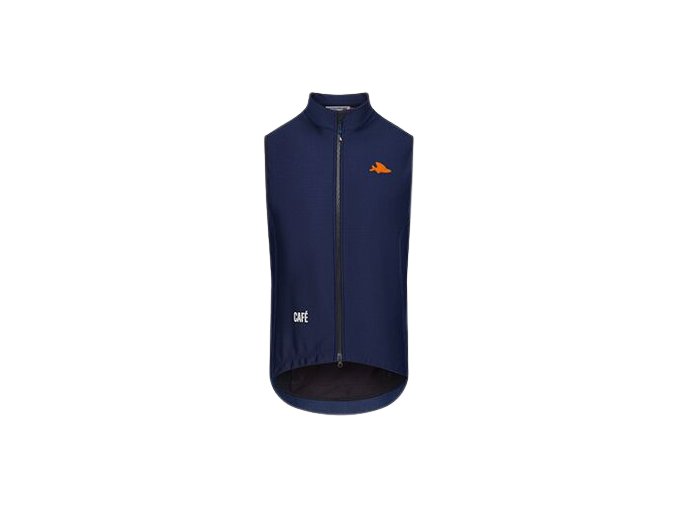 Cyklistická softshellová vesta SIBILLE námořnická modrá