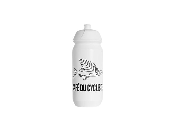 Cyklistická láhev 500 ml LÉTAJÍCÍ RYBA bílá