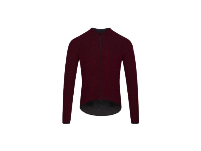 Pánský cyklistický dres s dlouhým rukávem MERINO MARGUERITE Dahlia Jiřina
