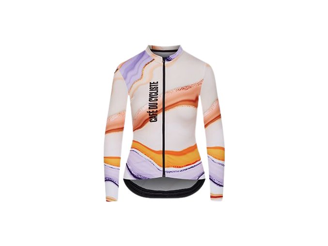 Dámský cyklo dres s dlouhým rukávem RACE ATELIER ALEXINE Onyx