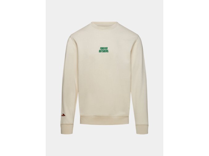 Mikina z bavlny MARLENE UNISEX Chalk Křída