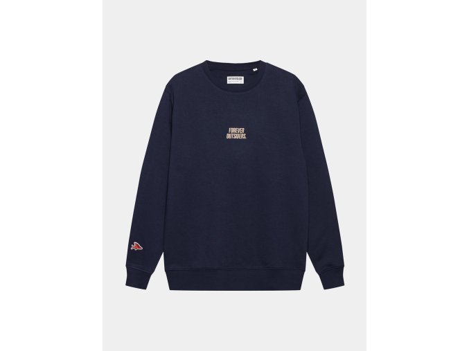 Mikina z bavlny MARLENE UNISEX Navy Námořnická modrá