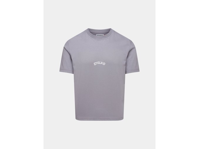Bavlněné tričko s krátkým rukávem COL STELVIO UNISEX STORM Bouře