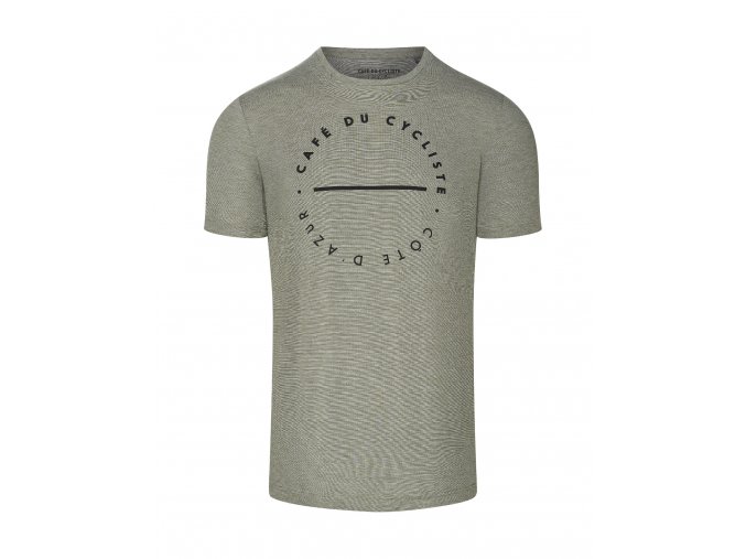 CAFÉ DU CYCLISTE - volnočasová trika - cyklo tričko T-SHIRT CLASSIC světle zelená