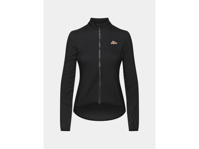 Dámská cyklistická větru odolná bunda EDITH Black Černá