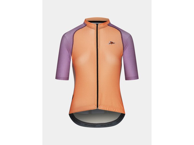 Dámský cyklo dres MERINO ANNETTE Holandský korál