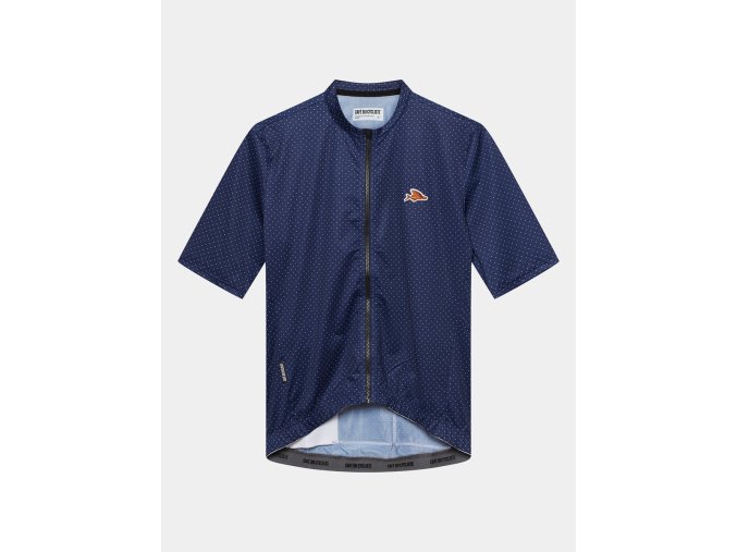 Pánský cyklo dres FLEURETTE V2 Navy Námořnická modrá