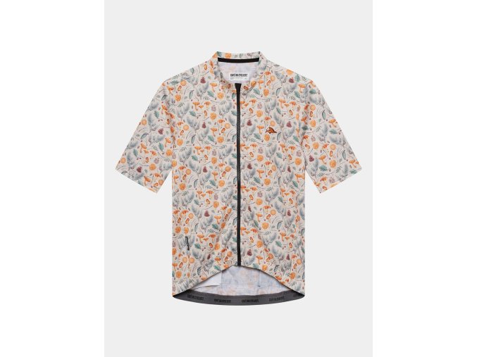 Pánský cyklo dres FLEURETTE V2 Chanterelle Chalk Lišková křída