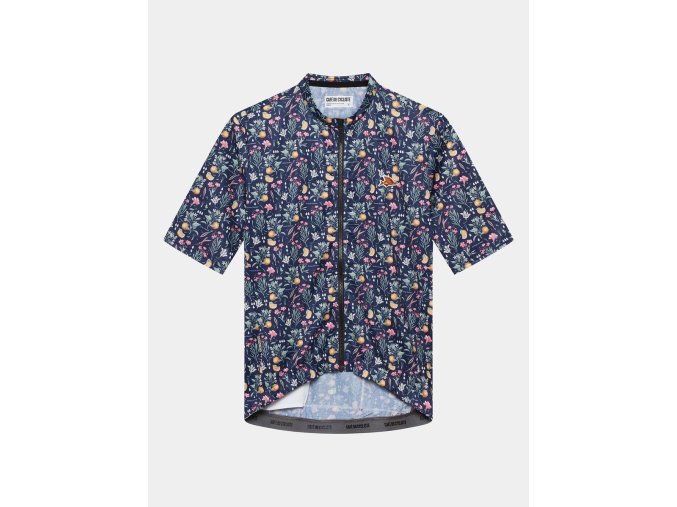 Pánský cyklo dres FLEURETTE V2 Orange Blossom Pomerančový květ