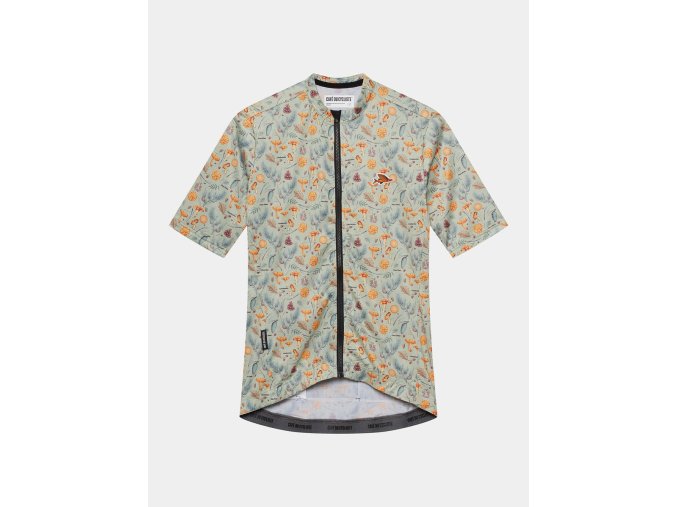 Dámský cyklo dres FLEURETTE V2 Chanterelle Agave Lišková Agáve