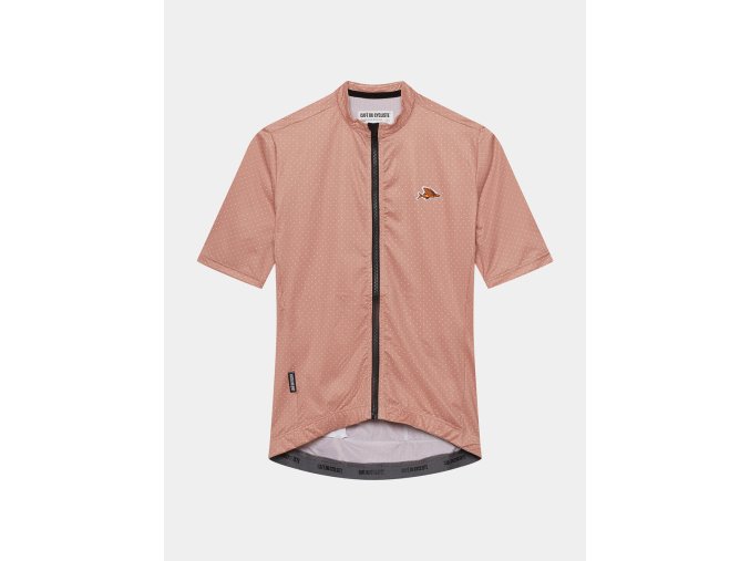 Dámský cyklo dres FLEURETTE V2 Rose Sand Růžový písek